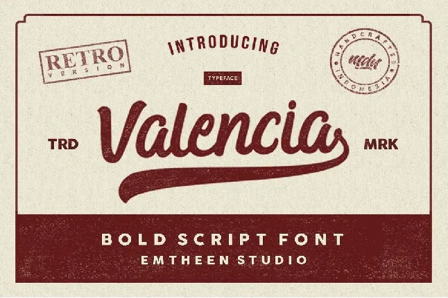 Valencia Script Free font