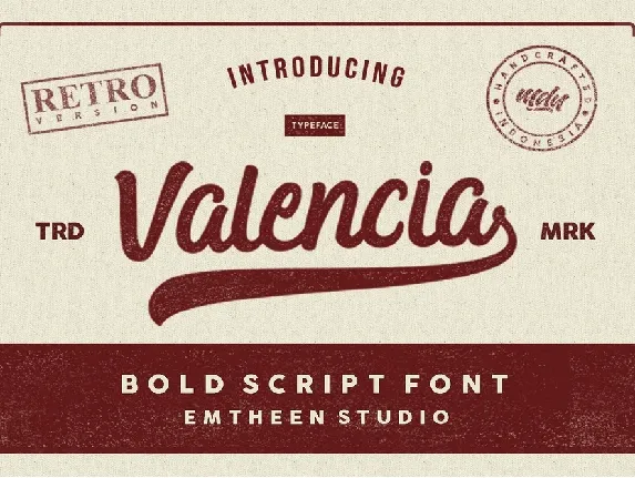 Valencia Script Free font