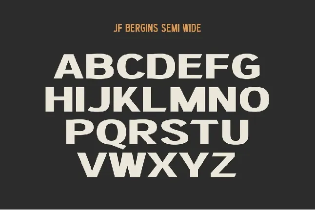 JF Bergins font