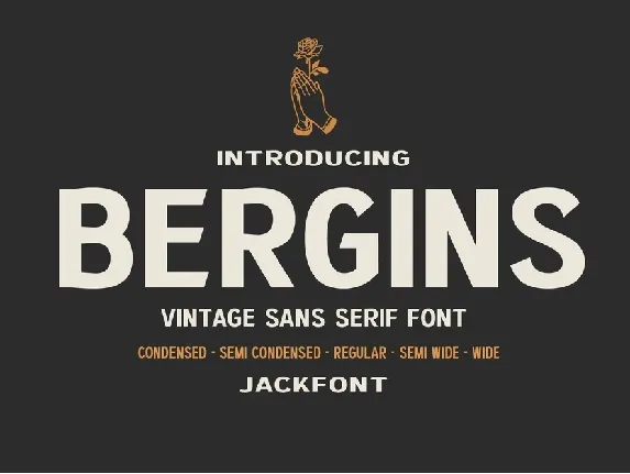 JF Bergins font