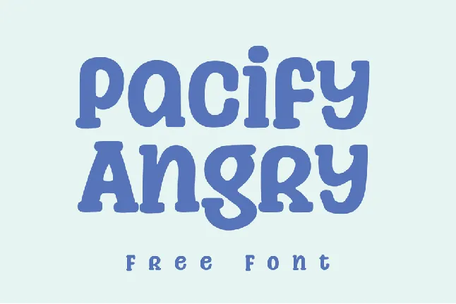 Pacify Angry font