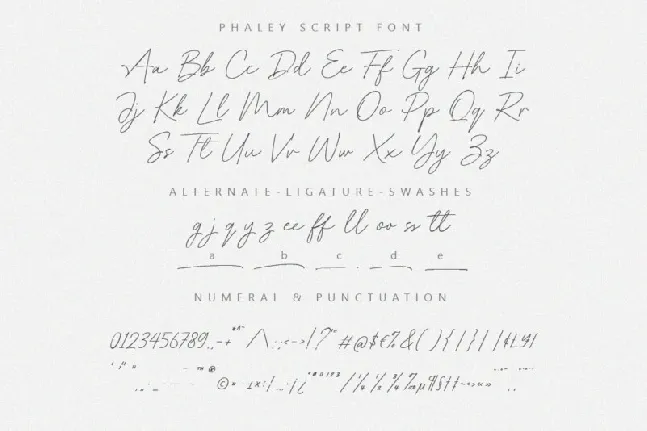 Phaley font