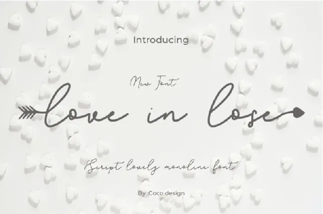 Love In Lose font