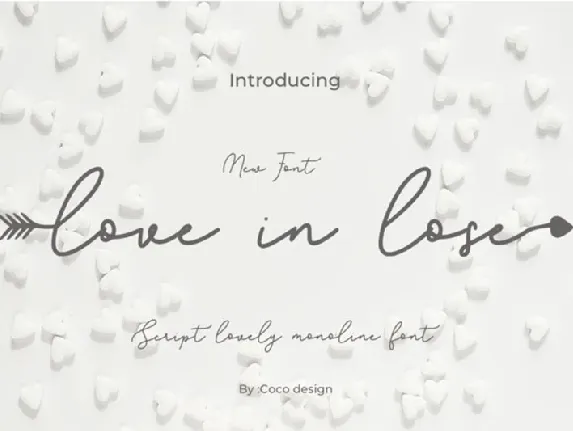 Love In Lose font