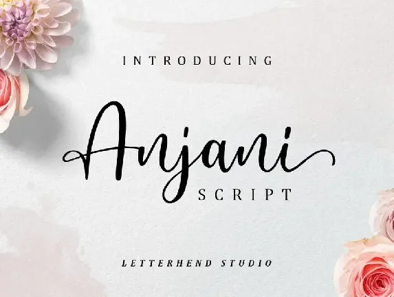 Anjani font