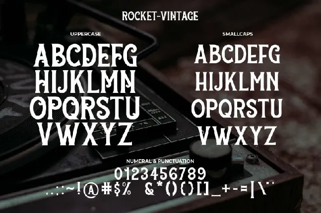 Rocket Vintage font