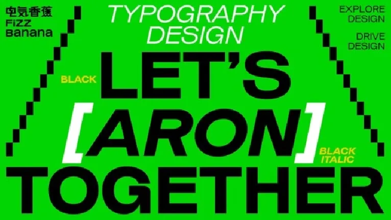 Aron Family font