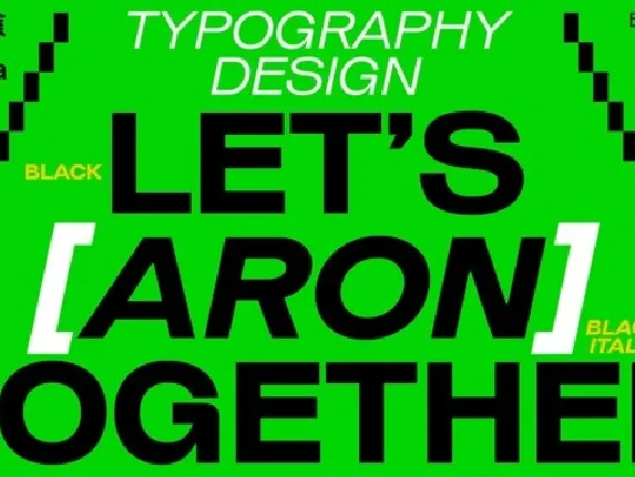 Aron Family font