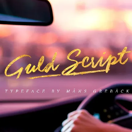 Guld Script Free font