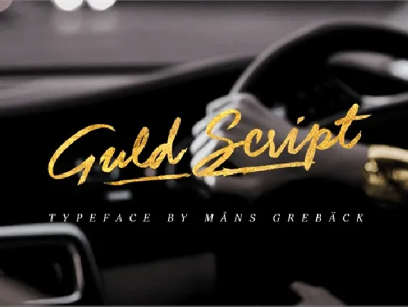 Guld Script Free font