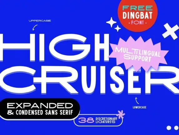 High Cruiser font