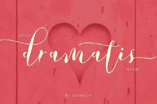 Lovely Dramatis Script font