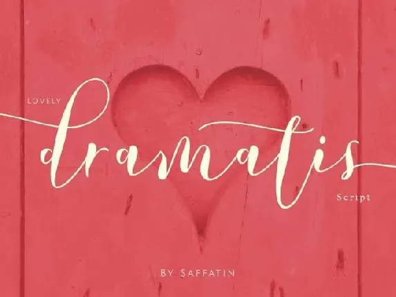 Lovely Dramatis Script font