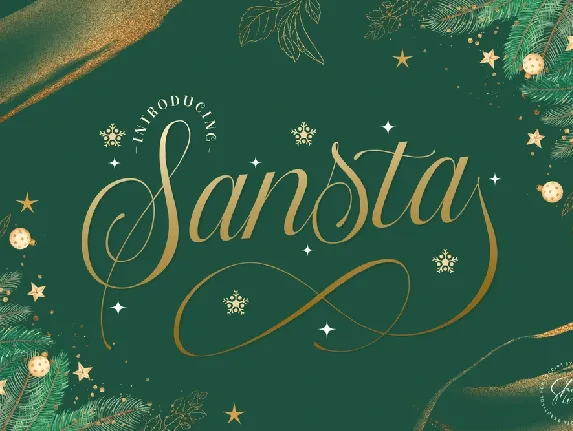 Sansta font