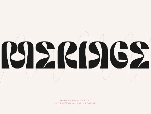 Meriage font