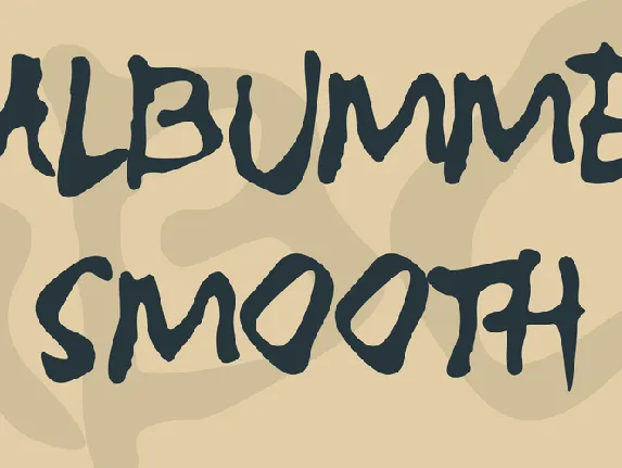 ALBUMME SMOOTH font