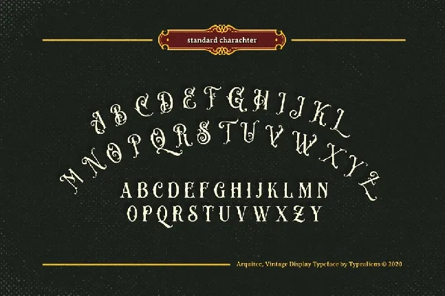 Arquitec Vintage Display font