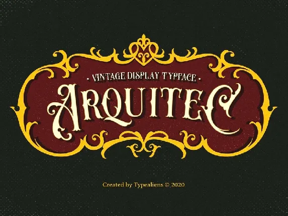 Arquitec Vintage Display font