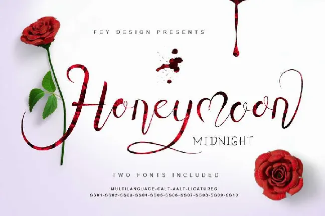 Honey Moon Midnight Free font