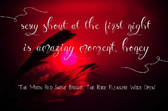 Honey Moon Midnight Free font