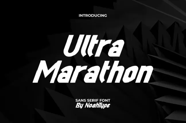 Ultra Marathon font