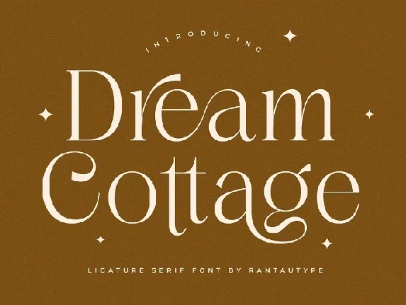 Dream Cottage font