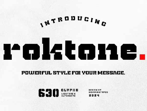 roktone font