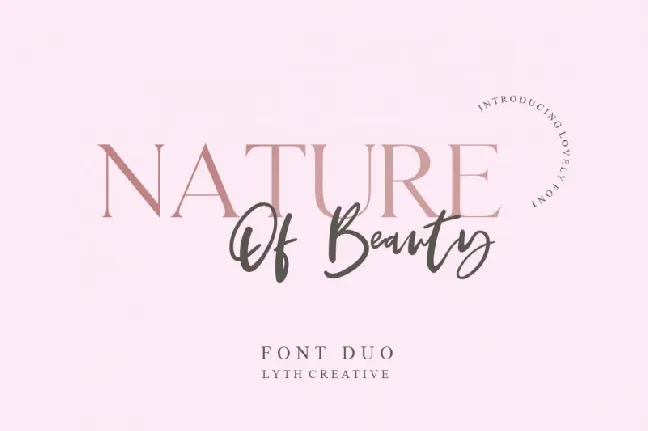 Nature of Beauty Duo font