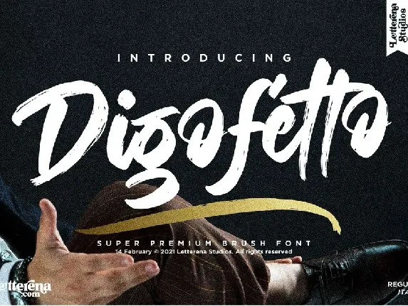 Digofetto font