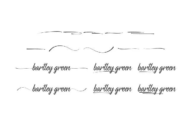 Bartley Green Demo font