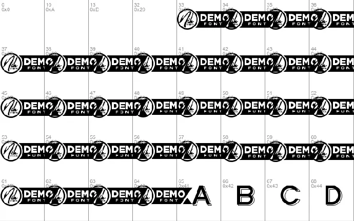 Seize Demo font