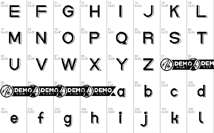 Seize Demo font