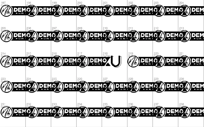 Seize Demo font