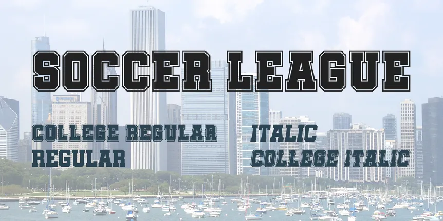 Soccer League font