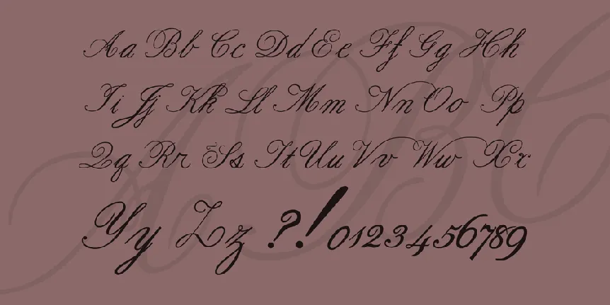 Formal Script font