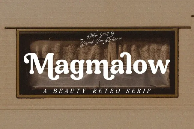 SS – Magmalow font