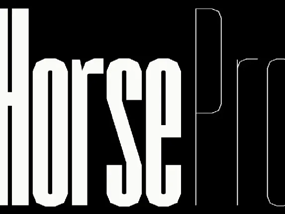 Horse Pro font