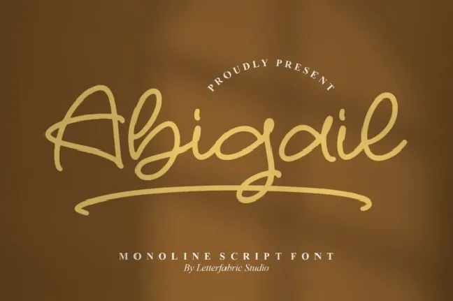 Abigail Typeface font