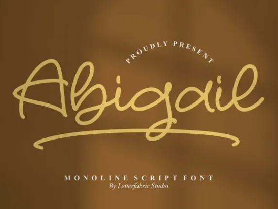 Abigail Typeface font