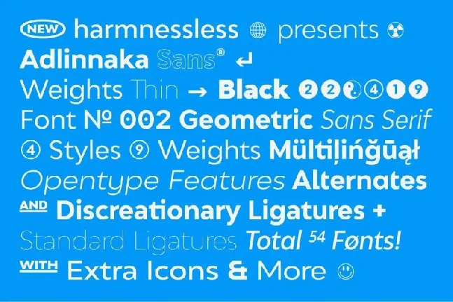 Adlinnaka Family font