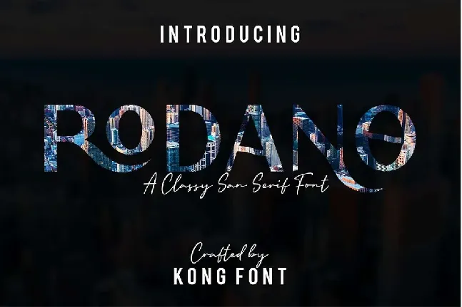 Rodano font