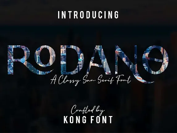 Rodano font