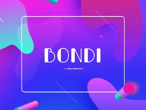 Bondi font