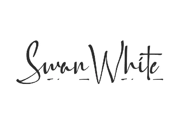 Swan White Demo font