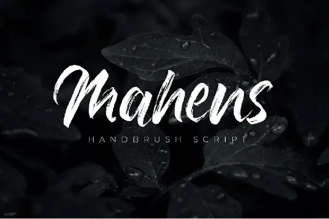 Mahens font