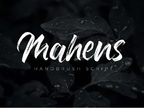 Mahens font