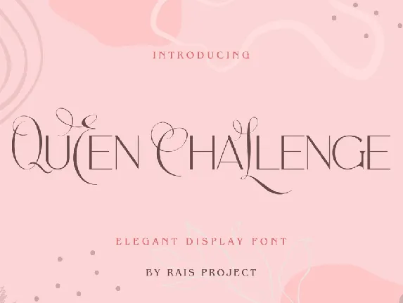 QueenChallengeDemo font