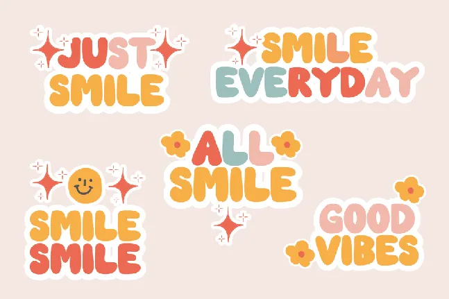 SMILE KINDS font