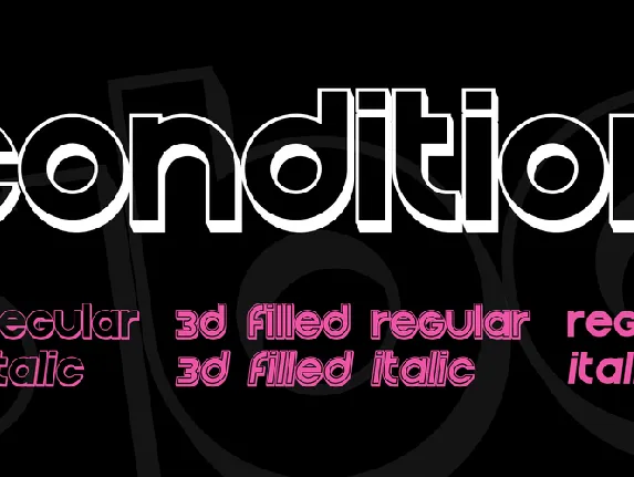 Condition font