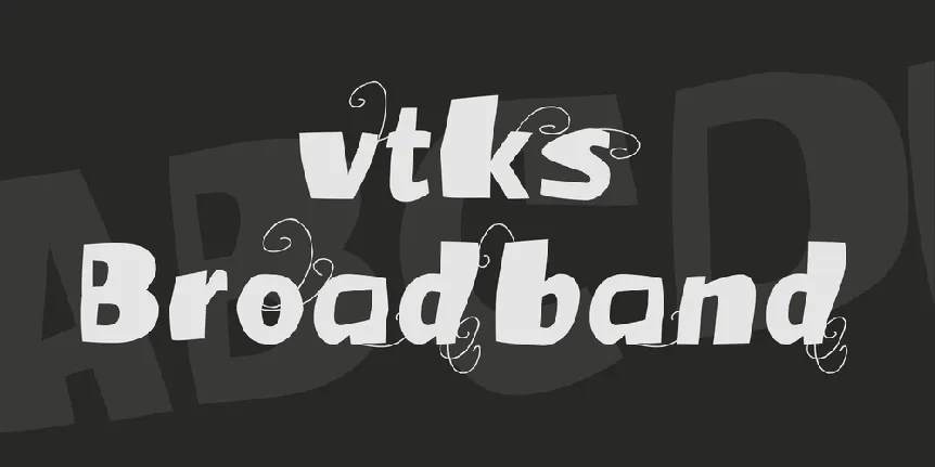 vtks Broadband font